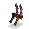 Steinbach Wooden Santa on His Sled with Reindeer Nutcracker, 18" - 3 of 4