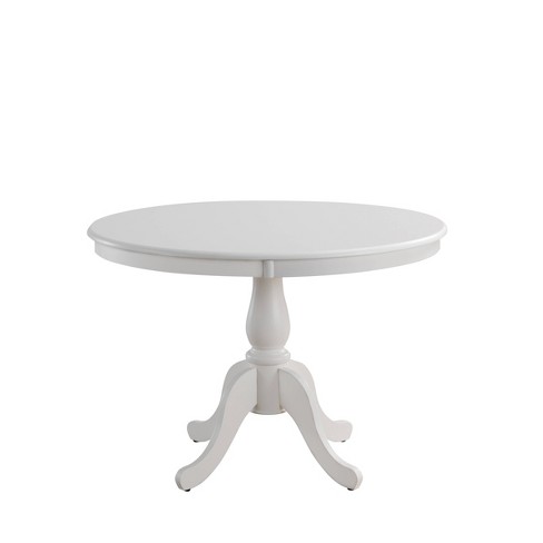 42 M Round Pedestal Dining Table, White 42 Round Dining Table