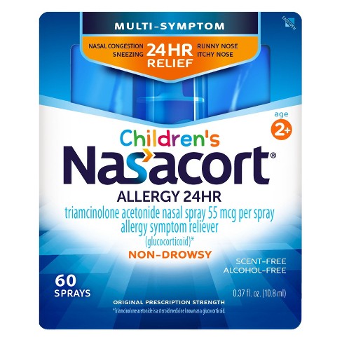 Nasacort Allergy Relief Nasal Spray - Triamcinolone Acetonide - 60 Sprays : Target