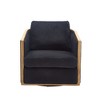 TOAOTBNBO Corduroy Fabric Swivel Living Room Accent Chair, Recliner Comfy Armchair for Small Space Upholstered 360° Swivel Chair for Adults - 2 of 4