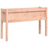 vidaXL - Solid Wood Garden Planters with Legs – Outdoor Flower Boxes, Raised Beds for Patio/Balcony, 43.3"x12.2"x27.6" - 4 of 4