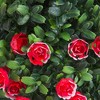 Artificial Rose Topiary Ball Tree, 21.65" Faux Potted Tree, Artificial Boxwood Topiary Ball Tree with Flowers,Outdoor Faux Potted Plants - 4 of 4