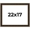 PosterPalooza | Ornate Brown Picture Frame - UV Acrylic, Backing Board, Hanging Hardware Included - 2 of 4