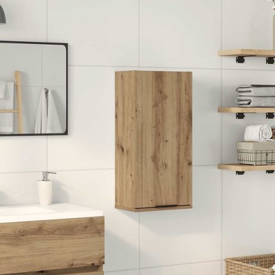 CLIHOME Modern 26.4" H Wall-Mounted Bathroom Storage Cabinet Engineered Wood Medium