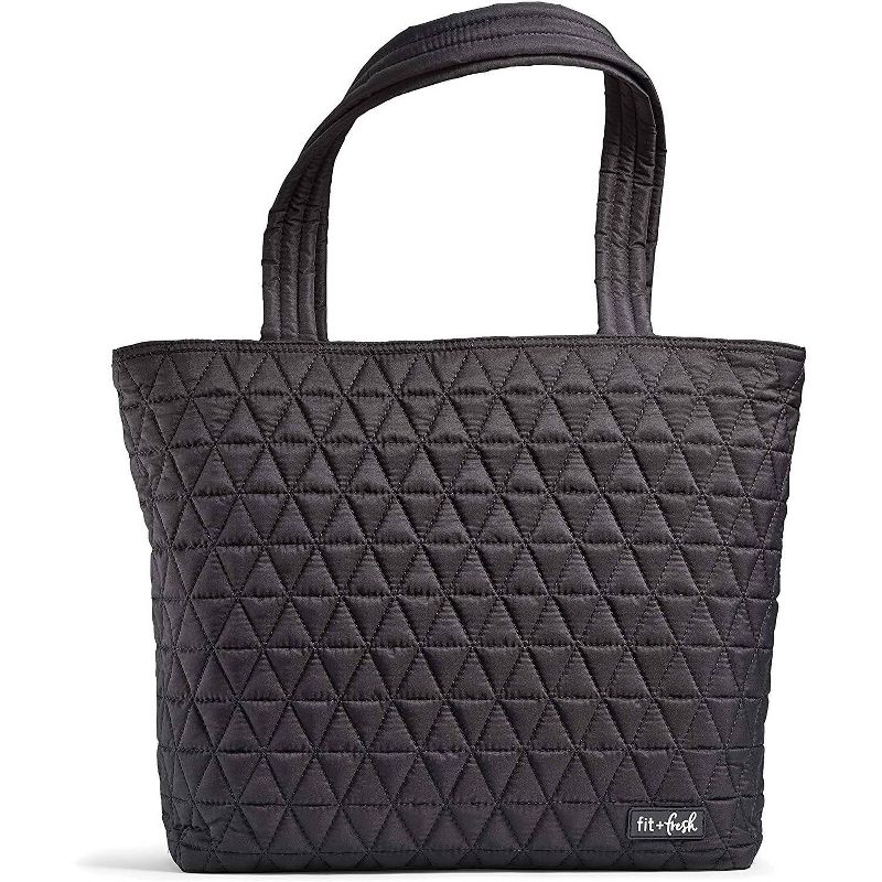 Fit & Fresh Metro Quilted Tote with Lunch Compartment, 1 of 7