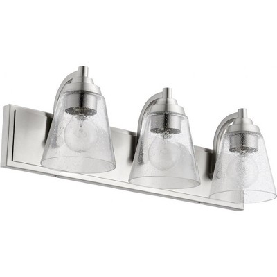 Quorum Lighting 3 - Light Vanity in  Satin Nickel