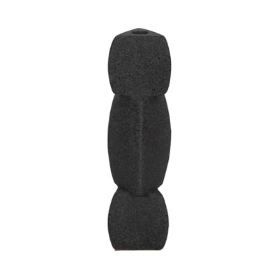 Modern Ceramic Candle Holder - Contemporary Ceramic Pillar & Taper Holder for Home & Office Decor