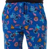 Seven Times Six Disney Women's Lilo & Stitch Junk Food Soft Touch Cotton Pajama Pants Blue - image 3 of 4