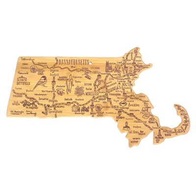 Totally Bamboo Destination Massachusetts Serving and Cutting Board