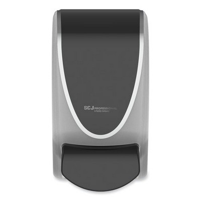 SC Johnson Professional Transparent Manual Dispenser, 1 L, 4.92 x 4.5 x 9.25, Black/Chrome, 15/Carton