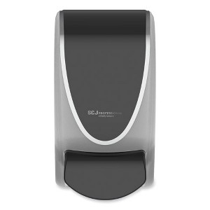 SC Johnson Professional Transparent Manual Dispenser, 1 L, 4.92 x 4.5 x 9.25, Black/Chrome, 15/Carton - 1 of 4