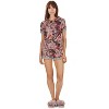 Memoi Women's 2 Piece Floral Paradise T-Shirt and Shorts Pajama Set - 2 of 4