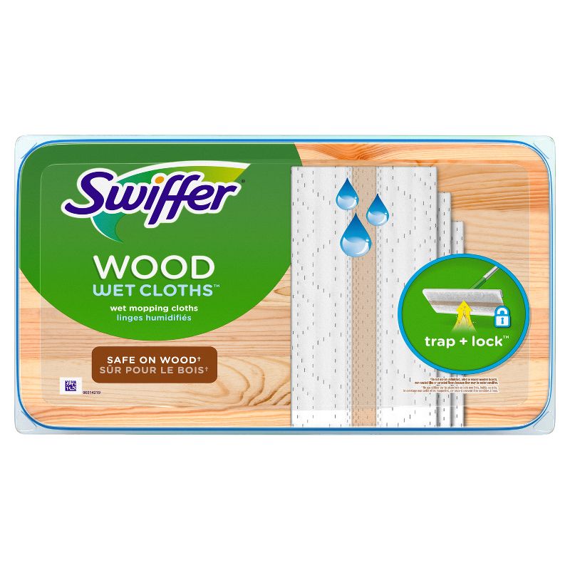 Swiffer Sweeper Wet Refill Wood - Unscented - 20ct, 3 of 13