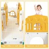 8 in 1 Toddler Slide Indoor Playground, Indoor Slide Toddler Playset for Toddlers 1-3 - 3 of 4