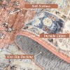 coucheta Washable Area Rug for Living Room, Non-Slip Vintage Ultra Thin High Traffic Soft Low Pile Distressed Floor Carpet, for Bedroom, Dining Room - 2 of 4