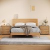 Tribesigns Wood Nightstand with 3 Drawers, Farmhouse Bedside Table with Storage for Bedroom and Small Spaces, Easy Assembly - 2 of 4