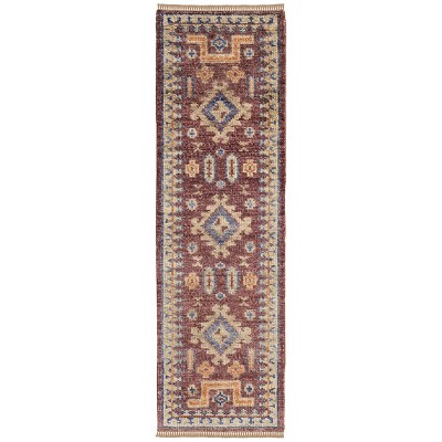 Fillmore Traditional Geometric Red/Green/Blue Area Rug
