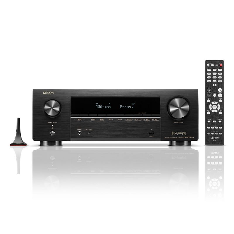 Denon AVRX1800H 7.2 Channel 8K Home Theater Receiver with Dolby Atmos, HEOS Built-In, and Audyssey Room Correction, 1 of 16