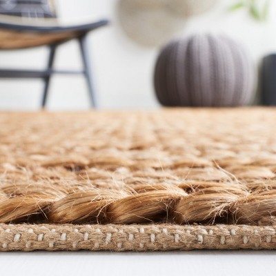 Handwoven Natural Jute 10' x 14' Reversible Area Rug