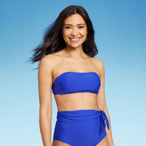 Altijd Snel Mentaliteit Women's Bandeau Bikini Top - Kona Sol™ Cobalt Blue S : Target
