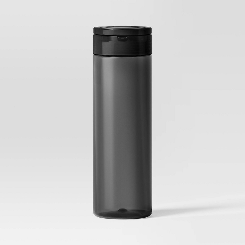 16oz Clear Water Bottle - Dealworthy™ Black