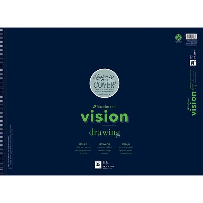 Strathmore Vision Drawing Pad, 18 x 24 Inches, 64 lb, 35 Sheets