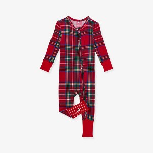 Toddler Red Tartan Plaid Convertible One Piece - Posh Peanut - 1 of 4