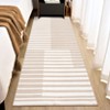 Coolmee Area Rug for Living Room Washable Geometric Rug Stripe Farmhouse Bohemian Non Slip Ultra Thin Soft Rug for Bedroom - 2 of 4