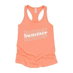 Simply Sage Market Women's Summer Stacked Graphic Racerback Tank - 1 of 2