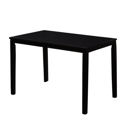 Rectangular Shaker Dining Table Set Black - Buylateral