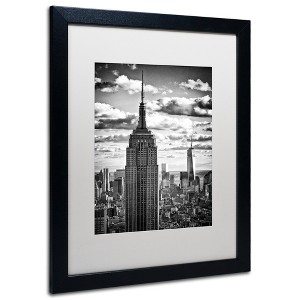 Trademark Fine Art -Philippe Hugonnard 'New York Skyscrapers' Matted Framed Art - 1 of 4