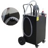 45-Gallon Fuel Transfer Caddy with 12V Pump, Heavy-Duty Rolling Gas Container for Vehicles, ATVs, Equipment - 3 of 4