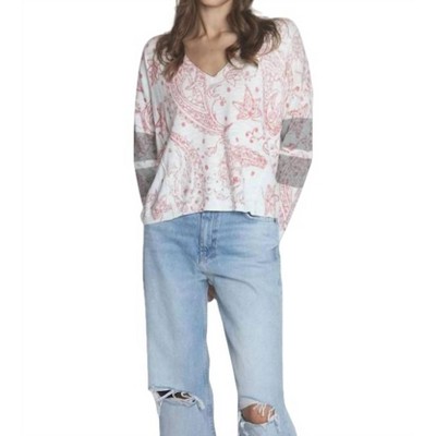 Women's Paisley Vee Top - LABEL+thread
