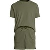 Lands' End Men's Short Sleeve Knit Jersey Short Sleep Set - 3 of 3