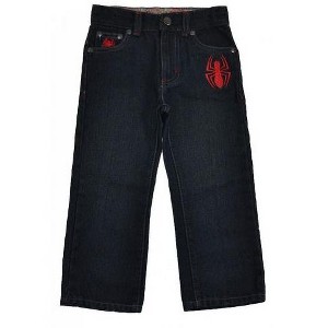Marvel Ultimate Spider-Man Toddler Boy's Premium Denim Jeans - 1 of 2