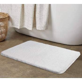 Janelle Gray Bath Mat, 20x30, Cotton Sold by at Home
