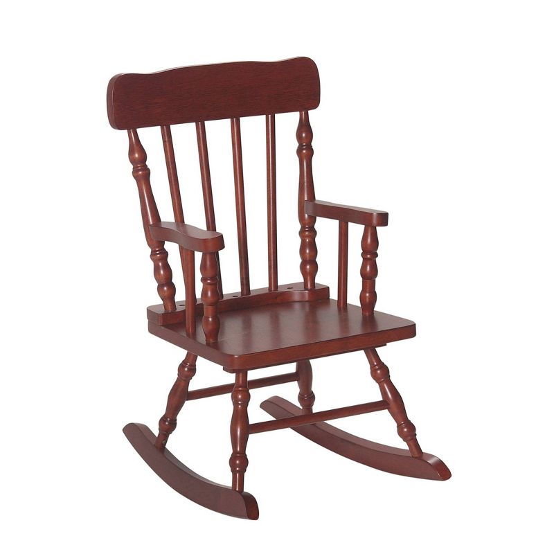 Gift Mark Kids&#39; Colonial Rocking Chair - Cherry, 1 of 4