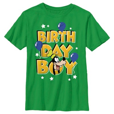 Boy's Disney Birthday Boy Goofy T-shirt : Target