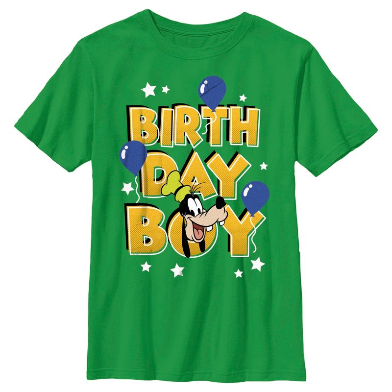 Boy's Disney Birthday Boy Goofy T-Shirt, 1 of 5