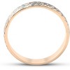 Pompeii3 4mm Band 14k Yellow & Black Gold Unique Cheetah Mens Wedding Ring - 3 of 4