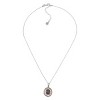 Silpada 'Full of Secrets' Sterling Silver with 14K Yellow Gold Plating Cubic Zirconia Pendant Necklace, 18" + 2" - 3 of 4