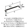 Amerock Collet Pull for Cabinets, Drawers, and Furniture - 3 of 4