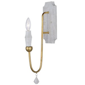 Maxim Lighting Claymore 1 - Light Wall Light in  Claystone/Gold Leaf - 1 of 1