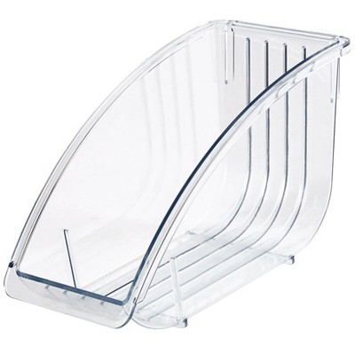 The Lakeside Collection Kitchen Storage Cabinet Pantry Countertop Organizers Clear Plastic - Verticle Plate Holder