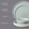 Gibson Elite Overbrook 16-Piece Stoneware Reactive Stackable Dinnerware Set w/ Pasta Bowl, Service for 4 - 3 of 4