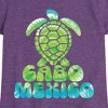Girls' - Instant Message - Cabo Mexico Sea Turtle Fitted Short Sleeve Graphic T-Shirt - 2 of 4
