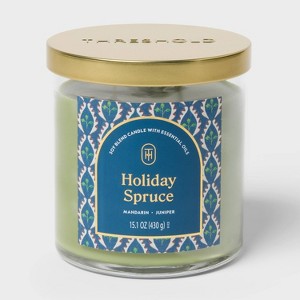 2 Wick Lidded Jar Candle - Threshold™ - 1 of 3