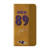 NFL Baltimore Ravens Players Game Tactic Folio Cell Phone Case for Samsung Galaxy - 2 of 4