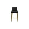 Meridian Furniture,Karina Black Velvet Stool, Set of 2 - 3 of 4