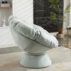 Racxily Oversized Swivel Accent Chair, 360 Swivel Barrel Chair, Papasan Chair for Living Room Bedroom - 3 of 4